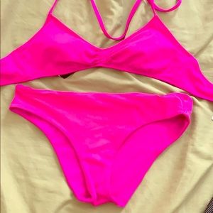 Victoria secret hot pink bikini
